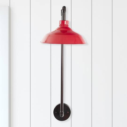 Hello Honey® 33" Metal Wall Sconce with Round Shade